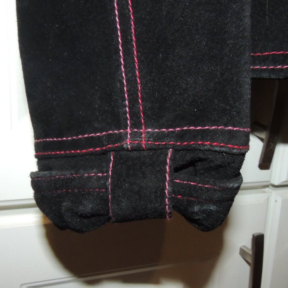 Suede, leather coat - Picture 5 of 9